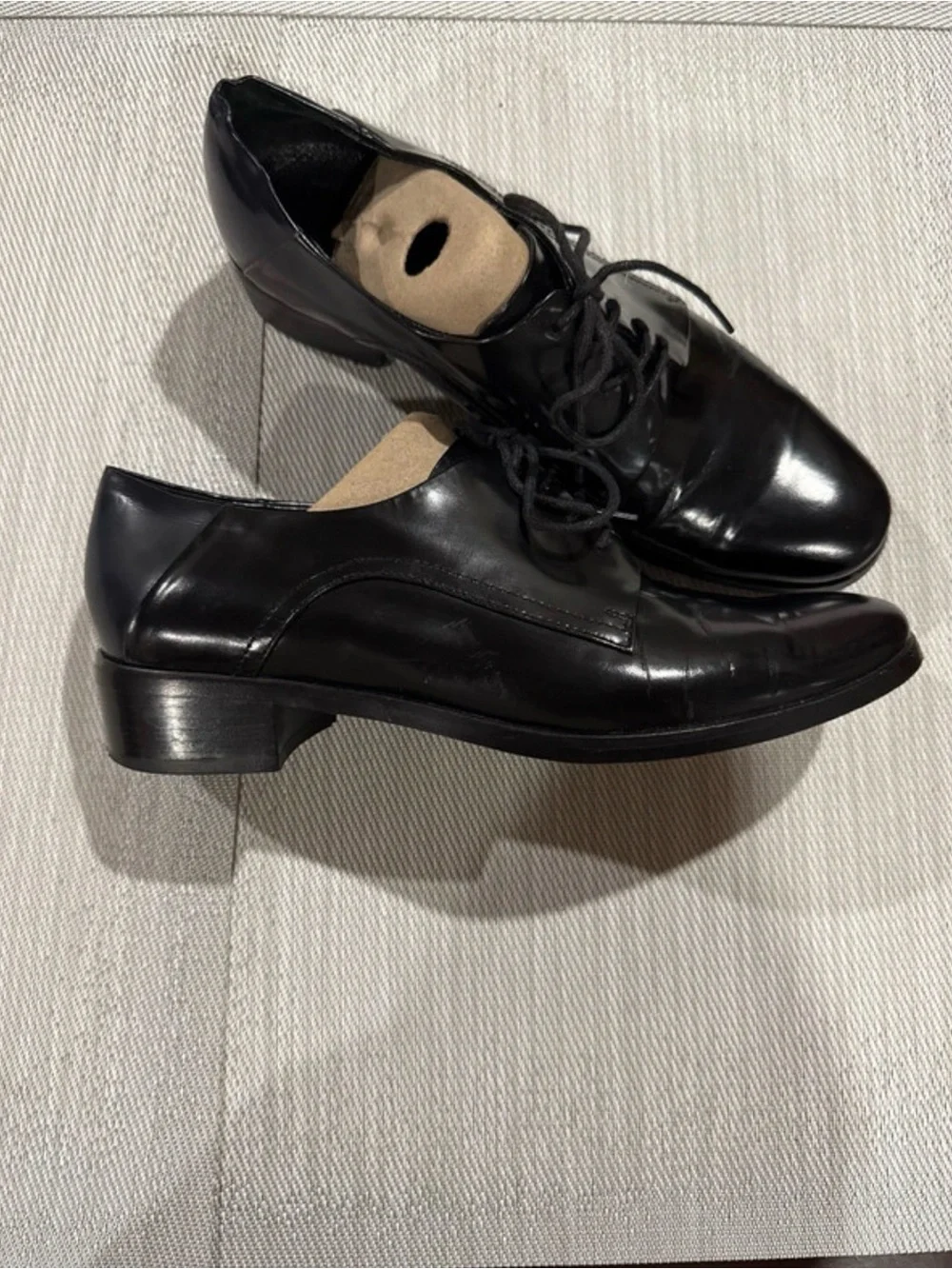 See by Chloe Black Leather Lace Up Women’s Oxford size 38